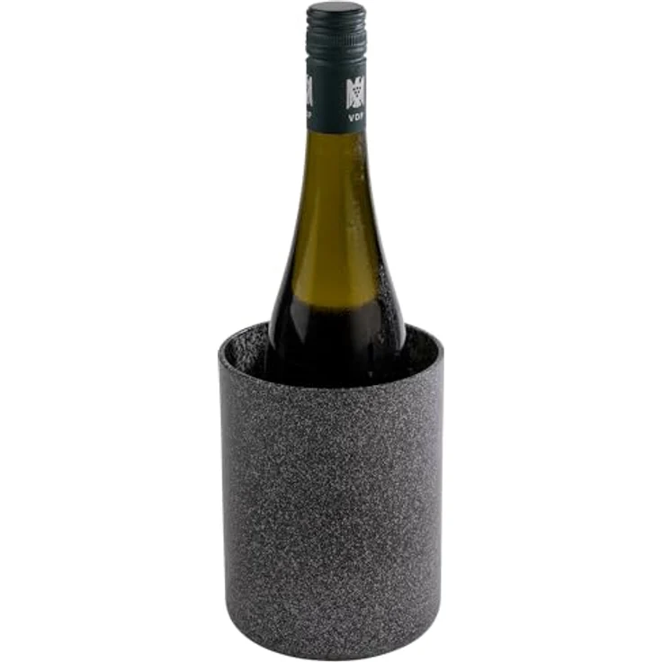 APS 36140 Dressingtop/Flaschenkühler in Schwarz/Silber, Ø 11,5 cm, Höhe 15 cm, Aluminium, antihaftbeschichtet – Bild 4