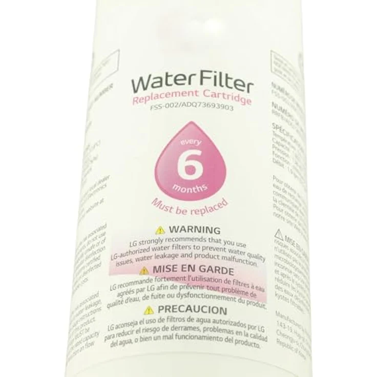 LG Original Kühlschrank-Wasserfilter ADQ73693903, fördert frisches Trinkwasser und Eisqualität, kompatibel mit mehreren LG Modellen – Bild 7