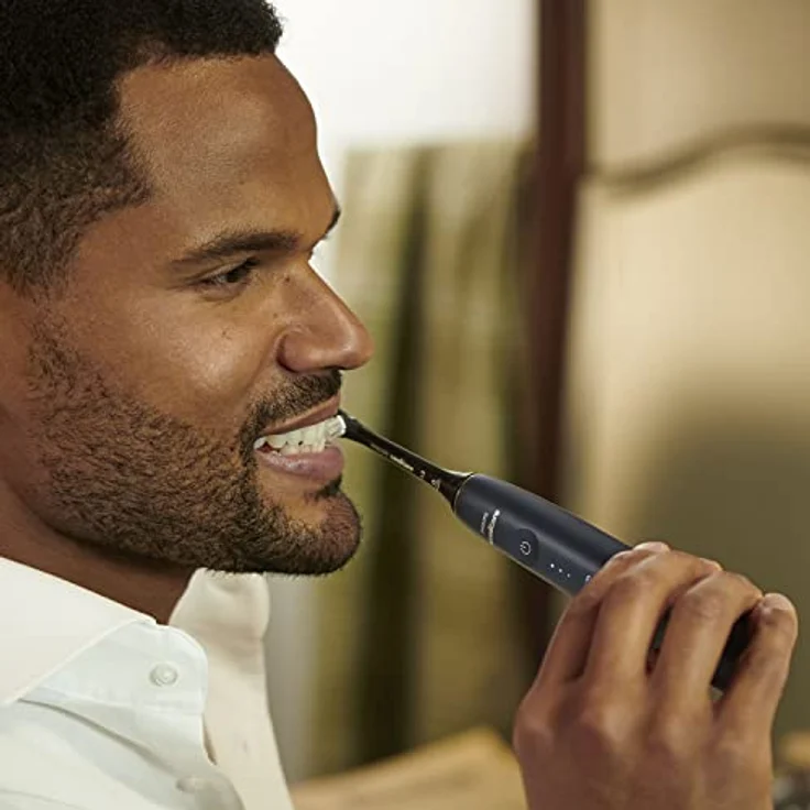 Philips Sonicare HX9092-11 Aufsteckbürsten für elektrische Zahnbürste 2 St. Schwarz – Bild 3
