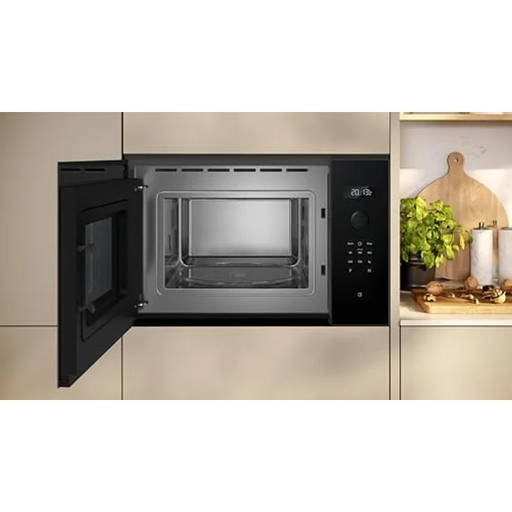 Neff N 50 HLAWD53K0 Einbau Mikrowelle, 59 x 38 cm, Schwarz, 900 W, 25 l Volumen – Bild 4