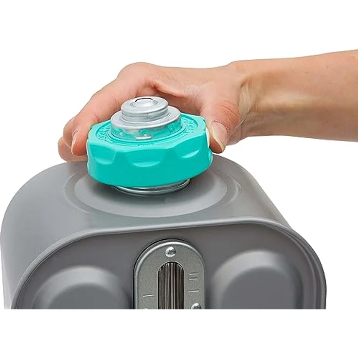 Qlima SRE 9046 C Heizstrahler - 75m³, 5L Inhalt, mit Kindersicherung, Kippschutz, Frostschutz und CO-Sensor, Weiß/Schwarz - Laserheizung – Bild 8