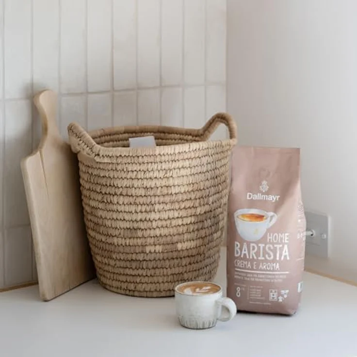 Dallmayr Home Barista Crema e Aroma B RA, kräftige Kaffeebohnen, 1000 g, Rainforest-Alliance-zertifiziert, ideale Milchzubereitung – Bild 3