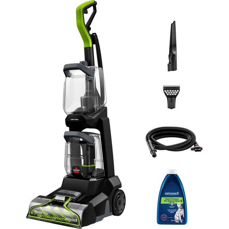 Bissell PowerWash™ Pet Teppichreiniger 3878N, 600W, Dual-Tank, beutellos, 600 W, reinigt Haustierflecken auf Teppichboden, Polster, Treppe – Bild 1