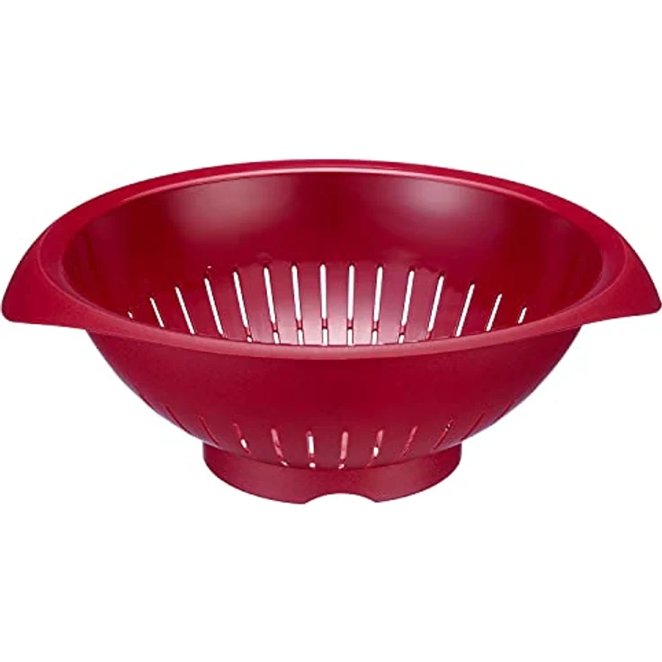 Westmark Seiher mit breitem Rand, Innendurchmesser: 25 cm, Kunststoff, Rot, 2424227R – Bild 2