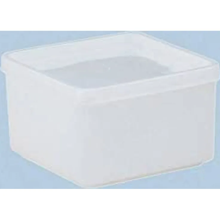 hünersdorff Vorratsbehälter 500 ml, quadratische Aufbewahrung, natur, 103x103x64 mm, 1 Stück