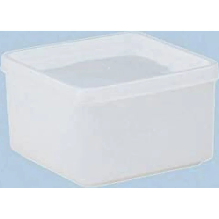 hünersdorff Vorratsbehälter 500 ml, quadratische Aufbewahrung, natur, 103x103x64 mm, 1 Stück – Bild 1