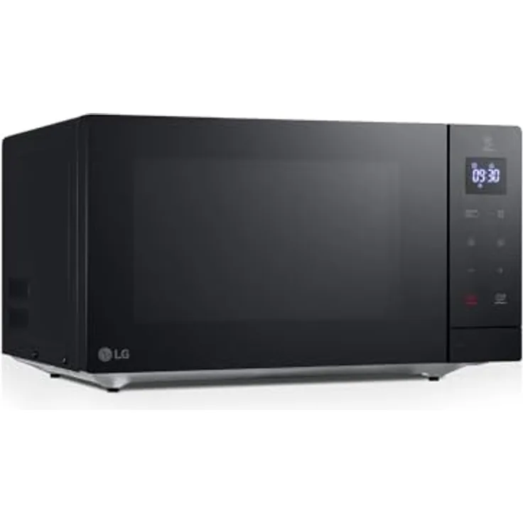 LG MH7032JAS Mikrowelle mit Grill und LED-Display, 30 L und 900 W, Grillfunktion 1000 W, schnelleres Kochen, geschmacksneutral, einfache Reinigung, Schwarz