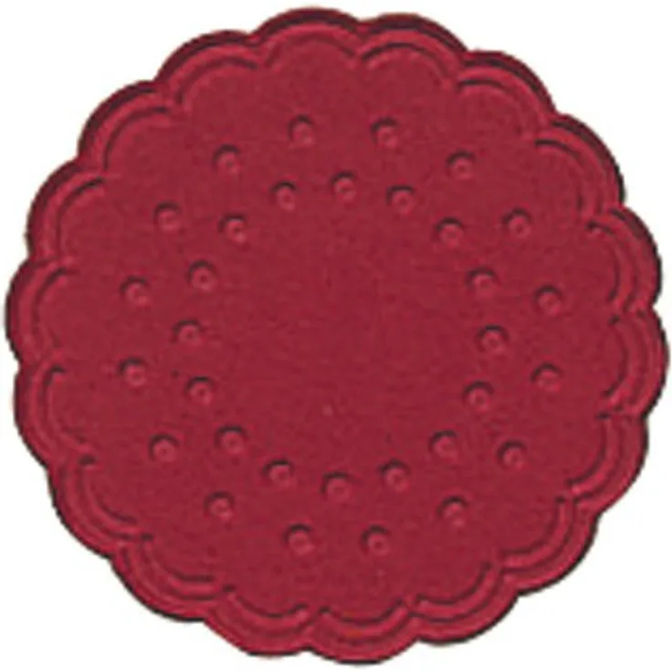 Duni Tassenuntersetzer Ø 7,5 cm, bordeaux, 25 Stück aus Papier/Zellulose