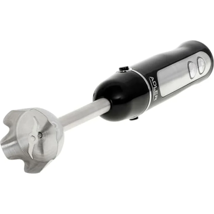 Adler Stabmixer AD 4625b Edelstahl 1500 Watt, 5 Geschwindigkeitsstufen, Turbo-Funktion, schwarz - Preisvergleich – Bild 3
