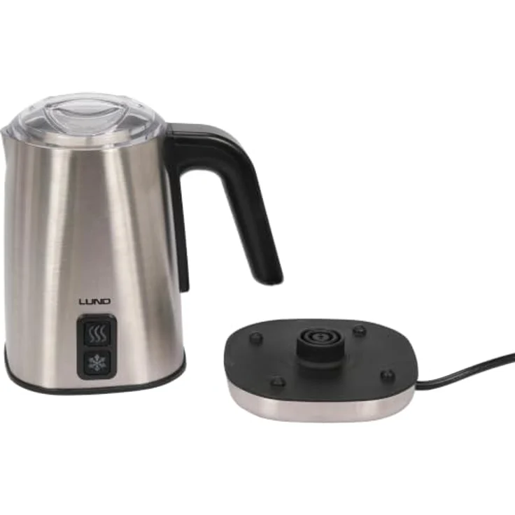 YATO LUND Milchschäumer 500W, Edelstahl Milchaufschäumer mit 3 Automatikfunktionen für kaltes und warmes Aufschäumen, 350ml Fassungsvermögen, leise, langlebiges Design – Bild 5