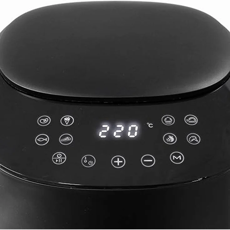 Emerio große digitale Heißluftfritteuse, TOP AirFryer, Frittieren ohne zusätzliches Öl, 4.5 Liter Volumen, 8 Automatik Programme, Cool Touch, BPA frei, schnelle Aufheizung, 1300 Watt, AF-129369 – Bild 4