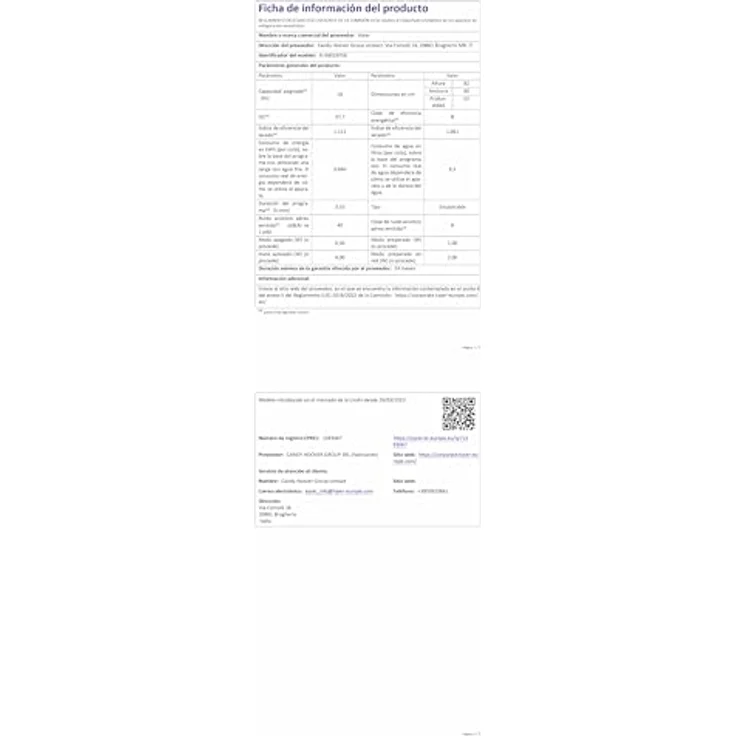 Haier Einbau-Geschirrspüler XI 6B0S3FSB, 16 Gedecke, Weiß, mit WLAN, leise 40 dB, Energieeffizienz B – Bild 10