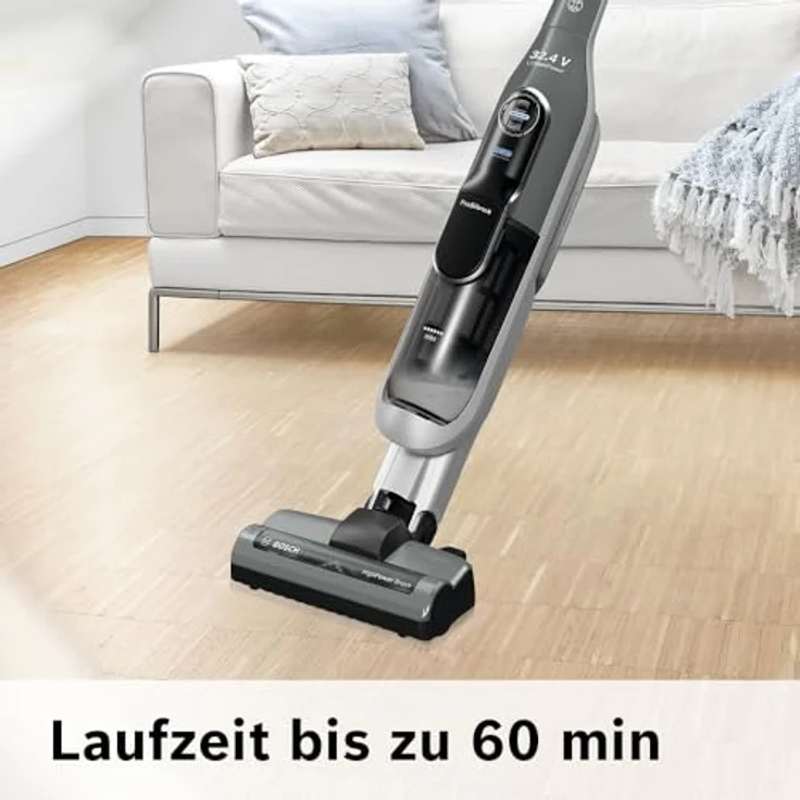 Bosch Hausgeräte Athlet Ultimate ProSilence 32.4 V BBH7SIL, Akkustaubsauger, grau – Bild 4