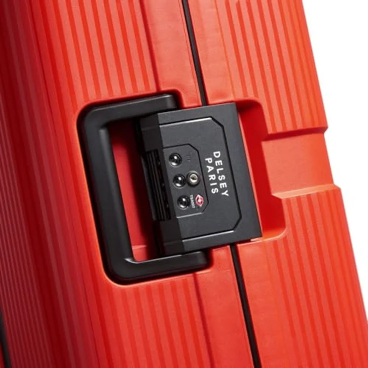 DELSEY Paris Trolley Case/Upright, rot, L, TSA-Schloss, SECURITECH2-Verschlusssystem, 2 Jahre Garantie – Bild 5