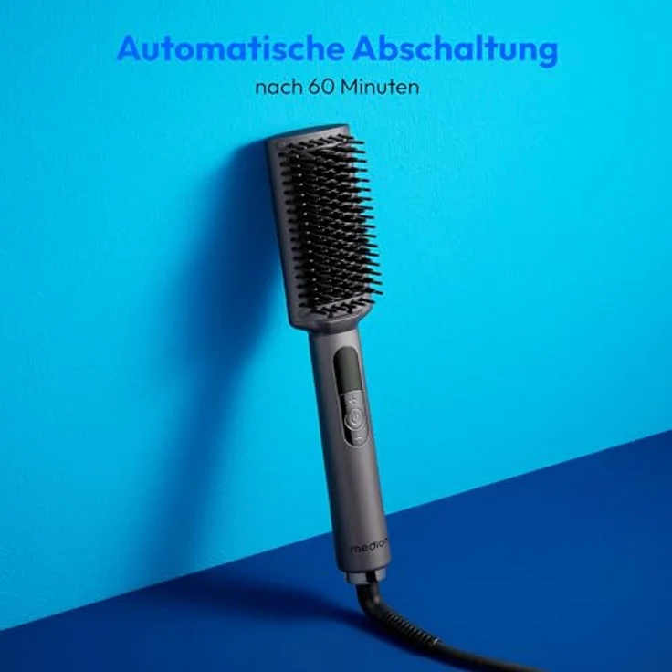 Medion® Glätteisen Haarglättbürste HB1 (MD19859) Keramik-Turmalin, Ionen-Technologie, weiß – Bild 7
