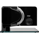 ritter sono 2 Elektrischer Allesschneider & Brotschneidemaschine aus Metall mit ECO-Motor, Made in Germany, Schwarz