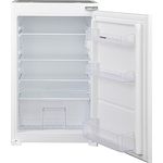 TELEFUNKEN EK88S134E Einbaukühlschrank ohne Gefrierfach | 88cm Nische | Schlepptür-Technik | 126 Liter Nutzinhalt | Temperaturregelung | Weiß