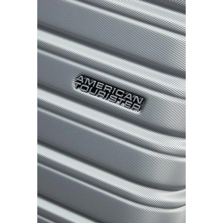 American Tourister Flashline 4 Rollen Trolley 67 cm, Silber, (69 l) - Robuster Trolley aus ABS mit TSA-Schloss – Bild 10