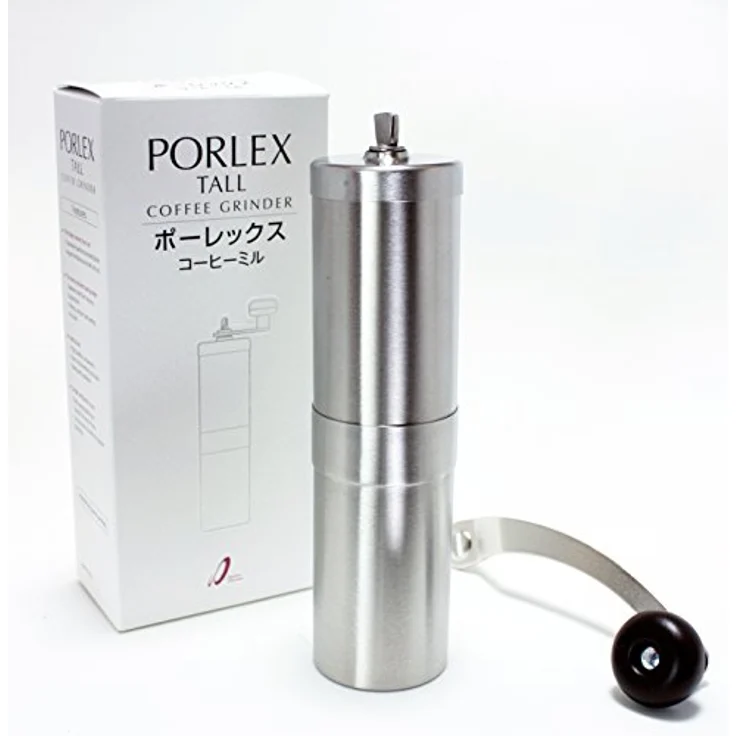 Porlex Tall Kaffee-Handmühle, silber mit original Keramikmahlwerk – Bild 5