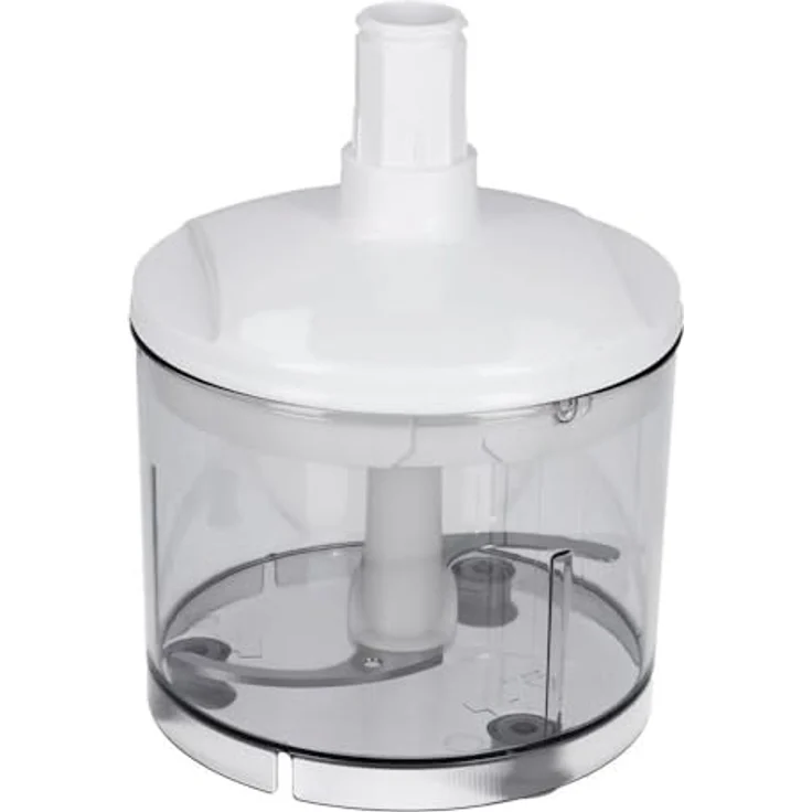 easyPART Küchenmaschinen Zubehör-Set wie BOSCH 00657247 Universalzerkleinerer, transparent / weiß, für Küchenmaschinen – Bild 2