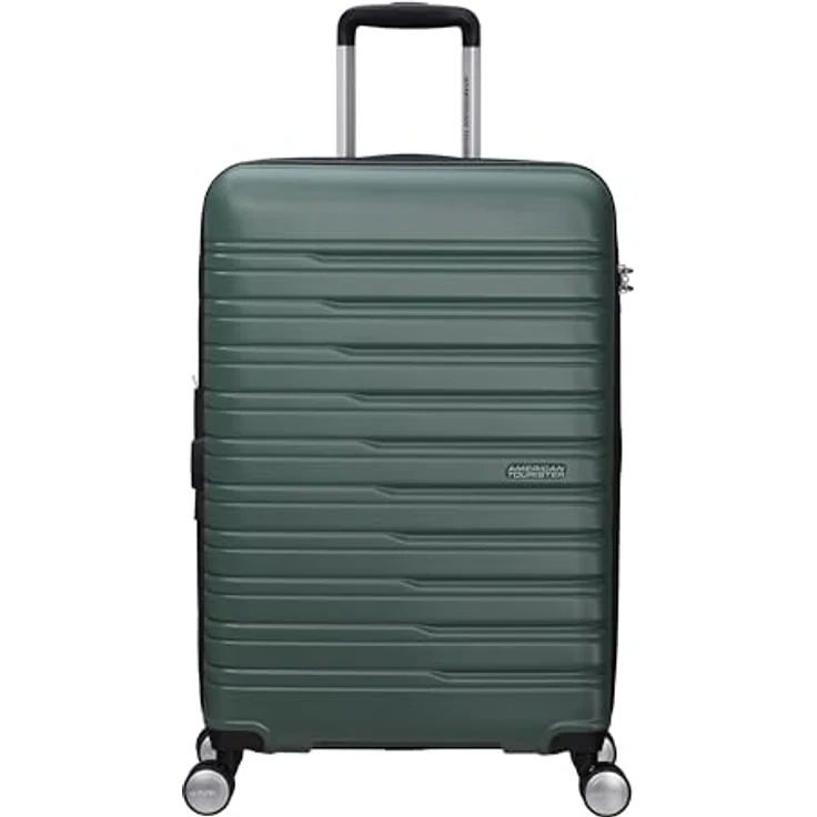 American Tourister, Koffer, Flashline 4 Rollen Trolley 67 cm, Grün, (69 l) - Robuster ABS Koffer mit TSA-Schloss und Wäschefach – Bild 2