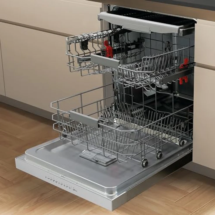 Bauknecht BK4UB14BN7A0X, Unterbau-Geschirrspüler (60 cm) mit 14 Maßgedecken, 8 Programmen, leise mit 41 dB, inkl. Besteckschublade und Höhenverstellbarkeit – Bild 3
