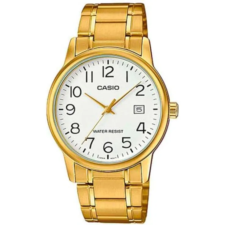 Casio Mtpv002g7b2 Watch Yellow gold / One Size