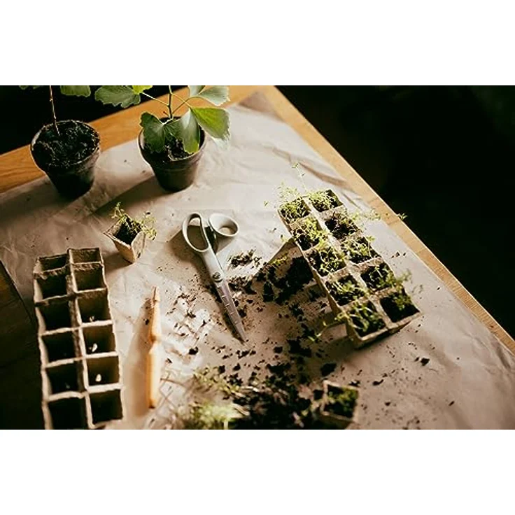 Fiskars ReNew Gartenschere, Länge: 21 cm, Recycelter Edelstahl/Kunststoff, Aus 100% wiederverwertbaren Materialien, 1062544 – Bild 4