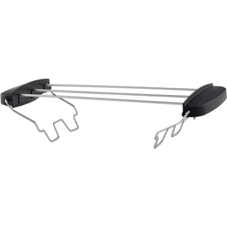 Michelino Edelstahl 2-Scheiben Toaster mit Brötchenaufsatz | Auftau- / Aufwärm- und Stopp-Taste | Kontrollleuchte | Krümelschublade, silber – Bild 2