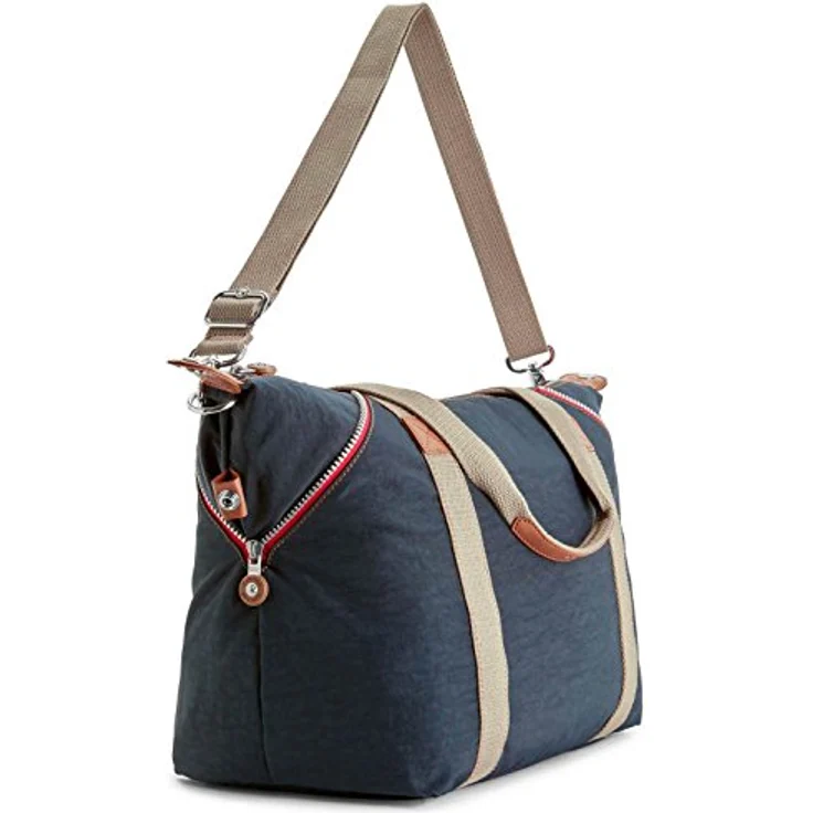 Kipling Classics Basic Art Schultertasche, 35 cm, mit abnehmbarem Umhängeriemen und sechs Nebenfächern, Blau – Bild 6