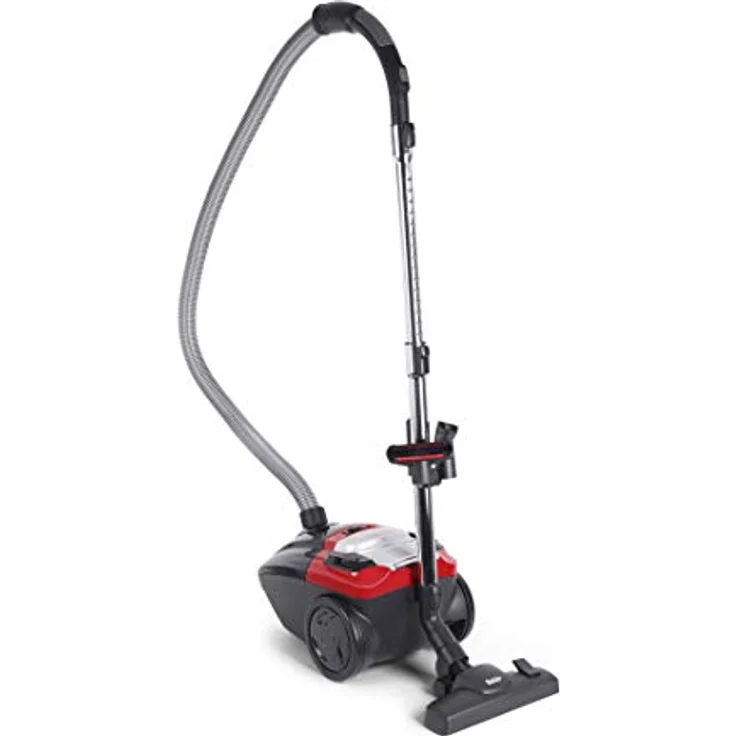 Fakir 3843003 Red Vac Power Bodenstaubsauger, mit Beutel 700 Watt, rot schwarz – Bild 4