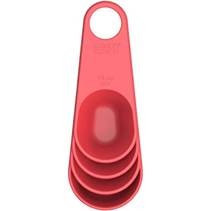 Joseph Joseph messbecher 20 x 5,8 cm Polypropylen rot 4 Stück – Bild 3