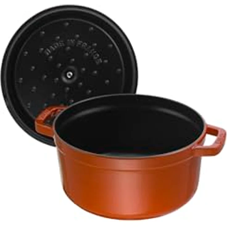 Staub Cocotte, rund, Induktionsgeeignet, Gusseisen, Zimt, 26 cm, 1 Einheiten – Bild 5
