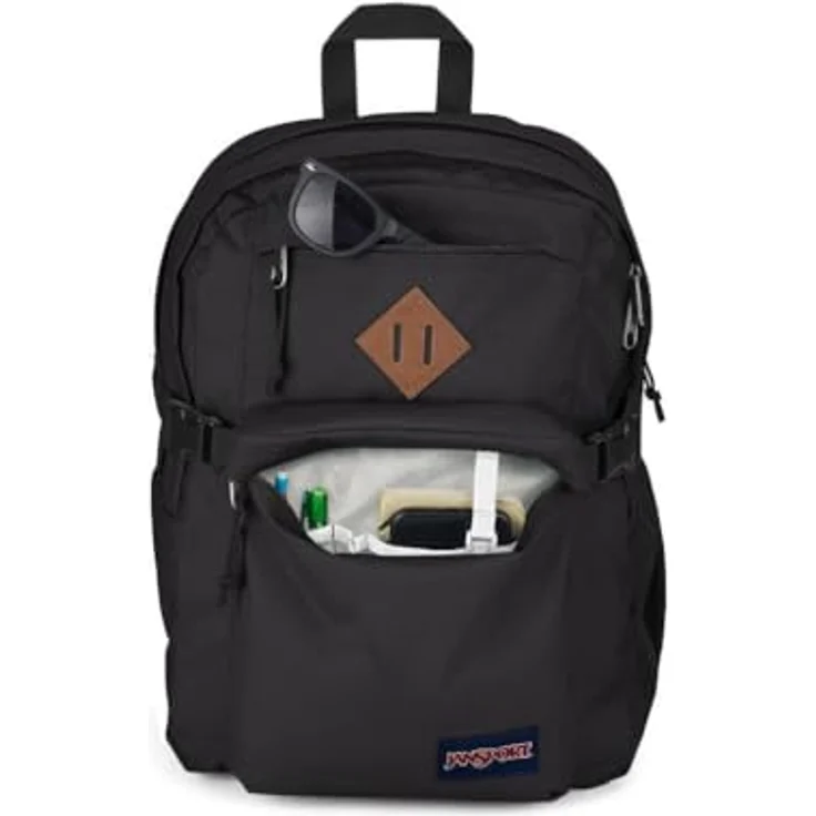 Jansport Freizeitrucksack Main Campus, ergonomische S-Kurven-Schultergurte, gepolstertes 15-Zoll-Laptopfach, Deep Juniper – Bild 4