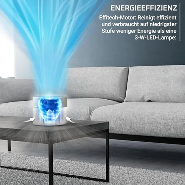 Rowenta PU1521, kompakter Luftreiniger mit HEPA Allergy+ Filtration, 21,5 dB, CADR 85 m³/h für Räume bis 22 m² – Bild 6