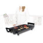 Setpoint Teppanyakigrill, 1800 W, Japanischer Tisch-Grillplatte für Zuhause 2-4 Personen 43x23cm, Gabeln