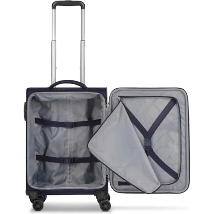 Worldpack Koffer Chicago 4 Rollen Kabinentrolley S 56 cm Blau (35 l, S) – Bild 5
