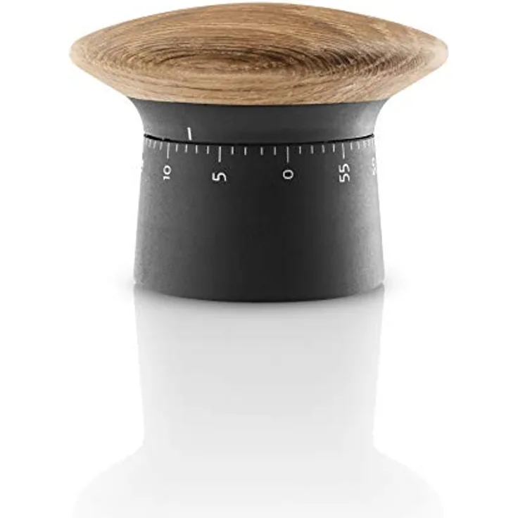 Eva Solo Nordic Kitchen Kurzeitmesser, minimalistisches Küchendesign zur genauen Zeitkontrolle, schwarz