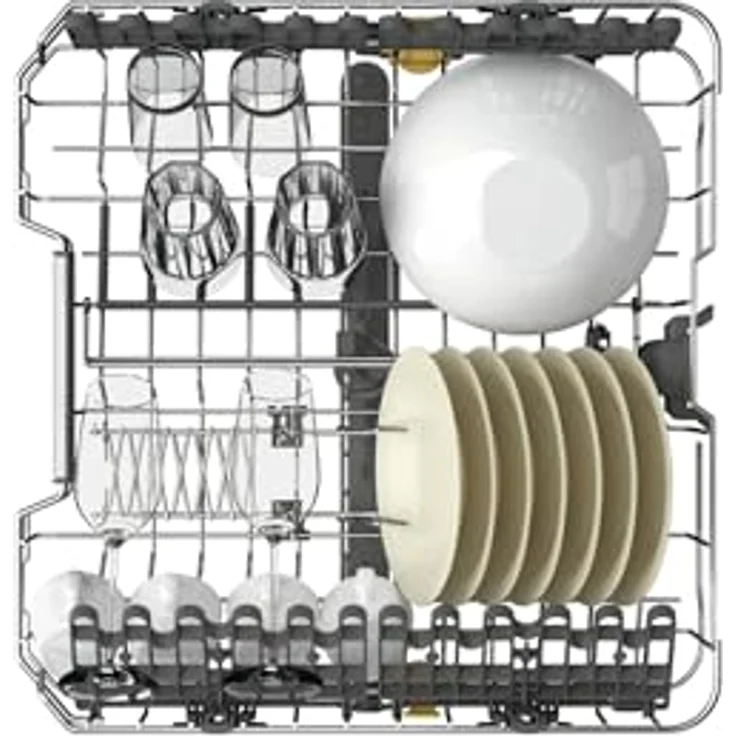 Whirlpool MaxiSpace W7F HS51 X, Freistehender Geschirrspüler, 15 Maßgedecke, Edelstahl Schwarz, Geräuschpegel 41 dB, Energieeffizienzklasse B – Bild 8
