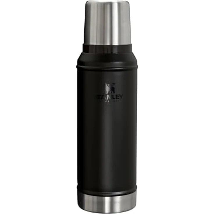 Stanley 1913 Classic Legendary 0.94L Isolierflasche, hält 24 Stunden heiß oder kalt, spülmaschinenfest, BPA-frei, Edelstahl, schwarz 2.0 – Bild 1