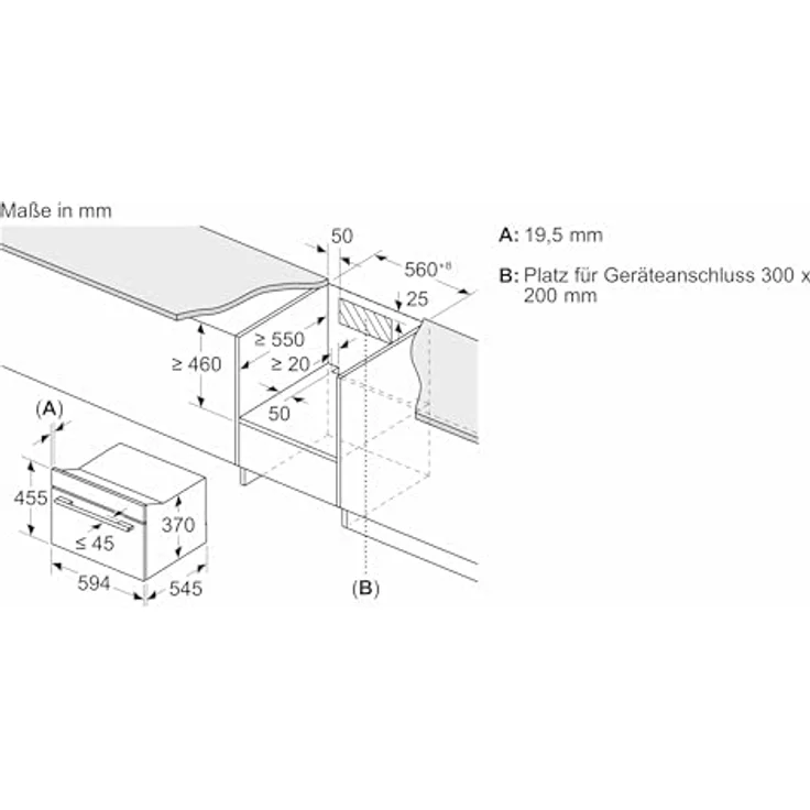 Bosch Hausgeräte BOSC Einbau-Mikrowelle, Mikrowelle Einbau, Schwarz – Bild 7