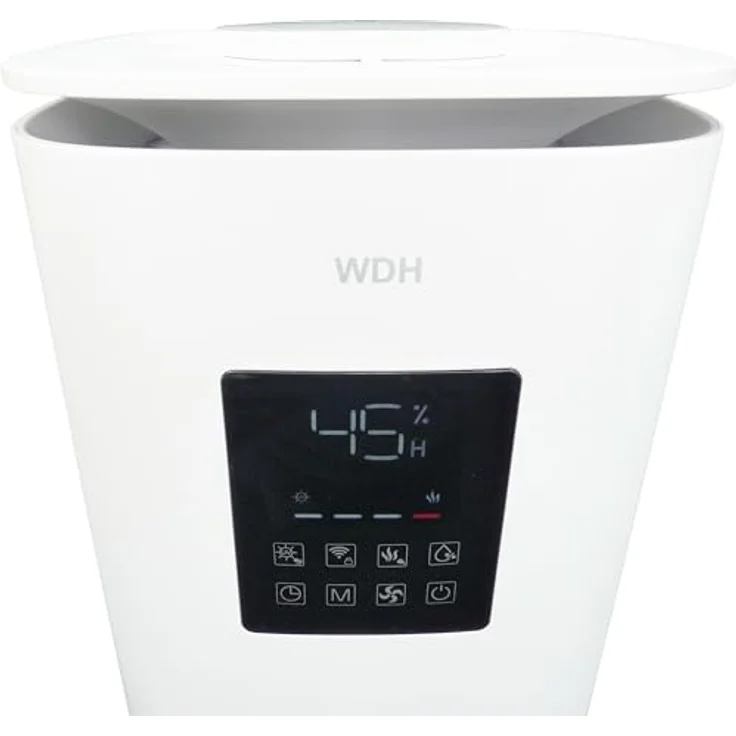 WDH Aktobis Luftbefeuchter WDH-SE2303 bis max. 800 ml/Stunde, WLAN und einem Aromafach, kalkiges Wasser geeignet – Bild 2
