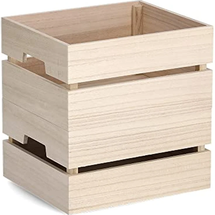 Zeller 15179 Allzweckkiste, Holz, ca. 28 x 24 x 14,5 cm – Bild 2
