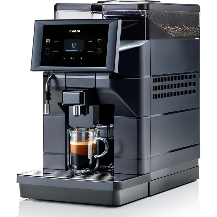 Saeco Aurora B2 9J0911 Kaffeevollautomat, Stahl-Kegelmahlwerk mit 8 einstellbaren Mahlgraden, 1200 g Bohnenbehälter, 4 l Wassertank, 1300 Watt