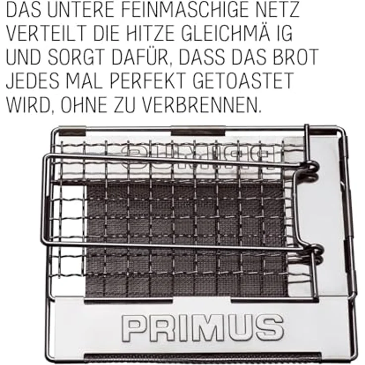 Primus Toaster, Outdoor-Toaster, Maße: 140 x 167 x 15 mm, Stahl – Bild 5