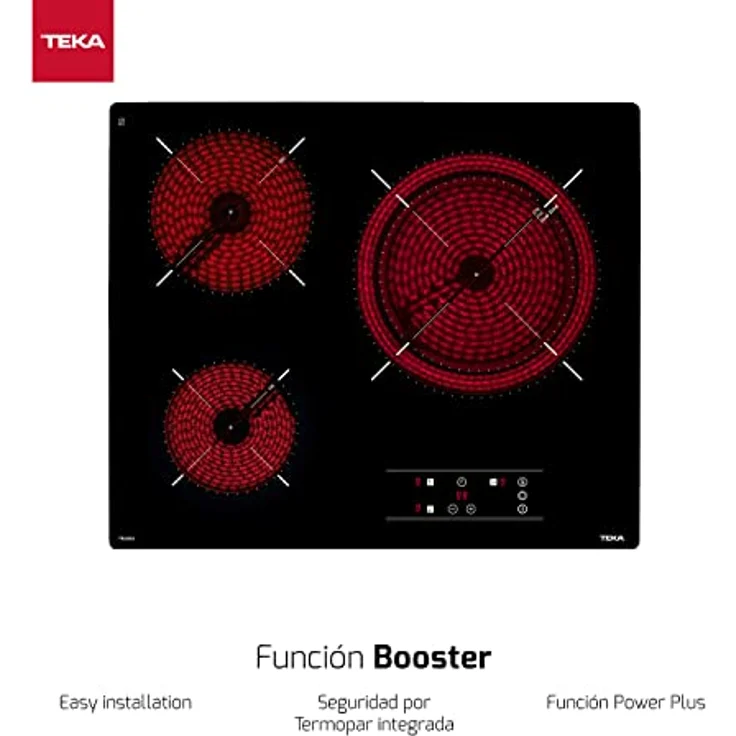 Teka TB6315 Glaskeramik-Kochfeld 3 Zonen 60cm autark – Bild 3