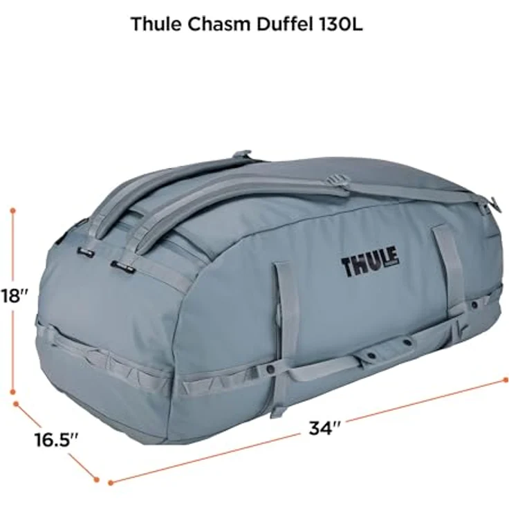Thule Chasm Weekender Reisetasche, 86 cm, 100% Polyester, blau, 40.5 cm x 49 cm – Bild 2