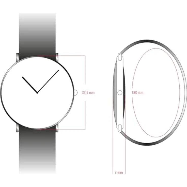 Dugena Damen-Armbanduhr Linée, Quarz, Edelstahl, Saphirglas, wasserdicht, 3 bar, Grün – Bild 3