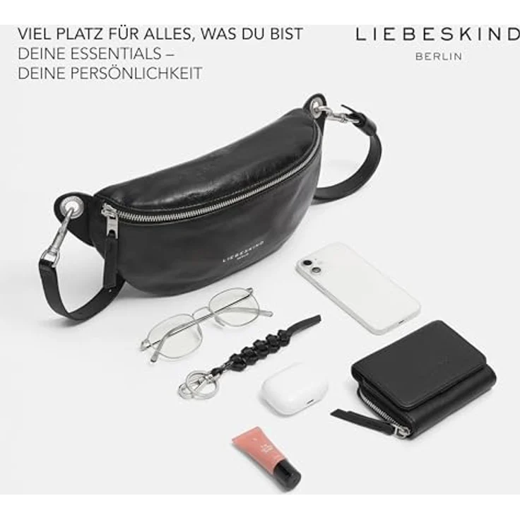 Liebeskind Tavia Gürteltasche M, 100% Leder, braun, 30.5 cm x 8.5 cm x 14 cm – Bild 5