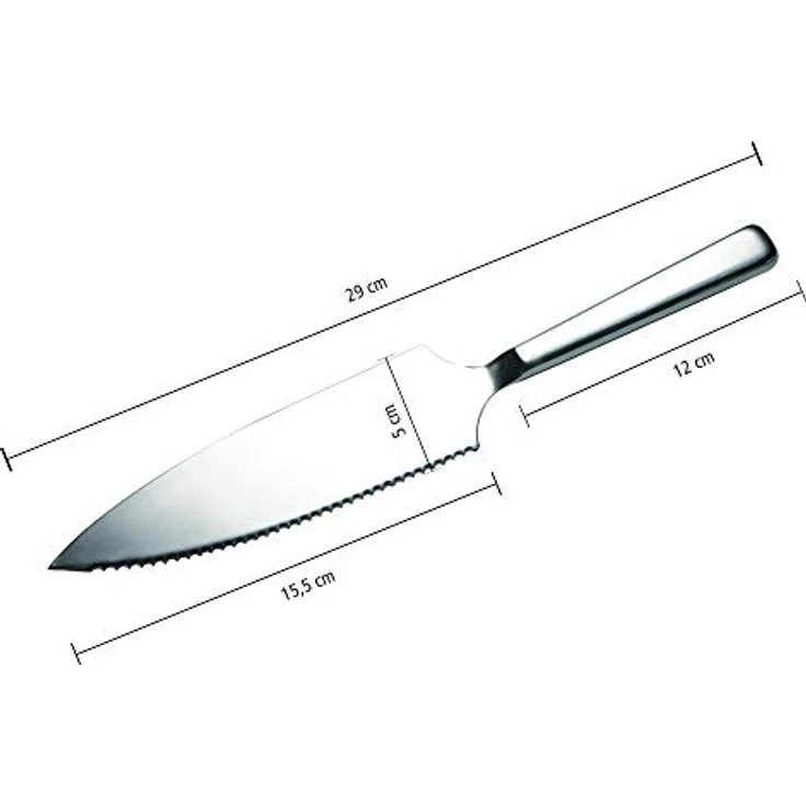 APS Tortenmesser „Classic“, Edelstahl 15,5 cm, spülmaschinengeeignet – Bild 2